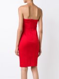strapless fitted dress