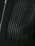 mesh bomber jacket
