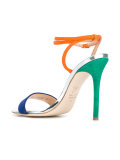 colour block sandals 