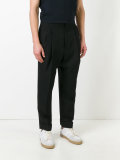 drop-crotch tailored trousers