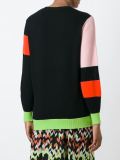 colour block sweater