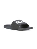 logo slip-on sandals