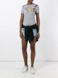 frayed denim shorts 
