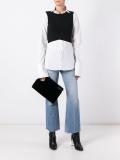 velvet clutch bag
