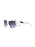Linear Angle print sunglasses
