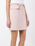 belted detailing skirt