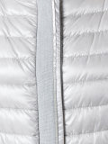zipped puffer jacket