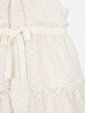 jacquard flared dress