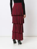 layered ribbed skirt