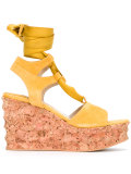 Irmine cork wedge sandals
