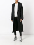 pointed lapels shift coat