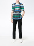 towelling stripe t-shirt 