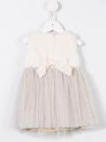 teddy bear appliqué dress