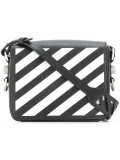 diagonal flap shoulder bag