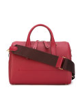 contrast strap tote bag 