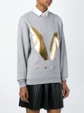 McQ bunny Ears印花套头衫