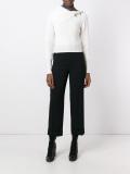 cropped tailored trousers