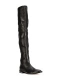 double chain over-the-knee boots