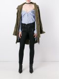 lace-up fastening jeans
