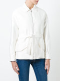 padded belted jacket