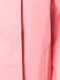 button up hooded coat 