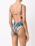 abstract print swimsuit