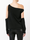 off the shoulder cut out top