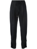 drawstring cropped pants 