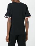 'Nova Check' trim top