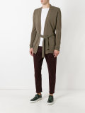 belted cardigan