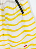 waves print skirt