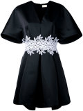 embroidered belt dress