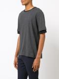 layered sleeve T-shirt