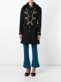 faux fur collar coat  