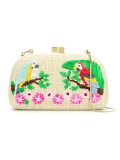 straw clutch bag