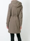 zipped-up parka