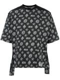 monogram print T-shirt