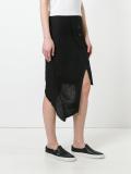 buttoned skirt