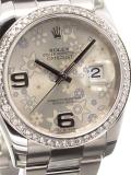 'Datejust Flower' analog watch