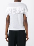 fringed trim T-shirt
