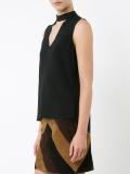 cut out high neck top