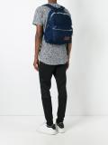 front pocket denim backpack