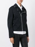 paneled biker jacket
