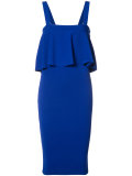 ruffled midi dress