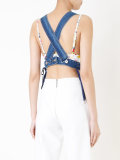 denim dungaree top 