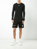long-sleeve logo T-shirt 