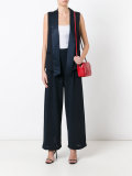 perforated detail trousers 