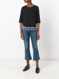 ruffled trim top 