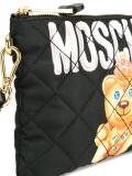 bear print clutch bag