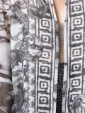 baroque print loose blouse